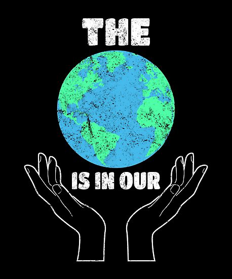 The world is literally in our hands, lets clean it up!