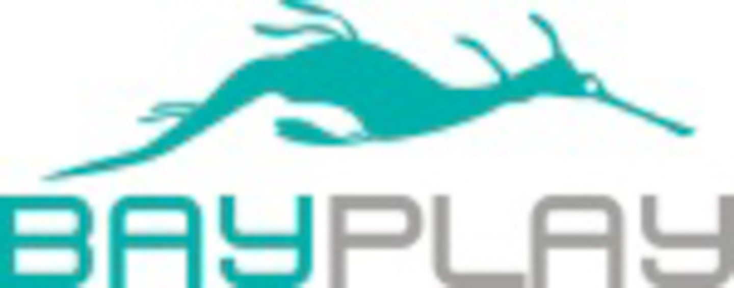 The logo from Bayplay dive centre & Adventure Tours, Portsea, Victoria, Australia.