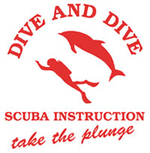 Dive and Dive logo, a dive centre from Melbourne, Australia.